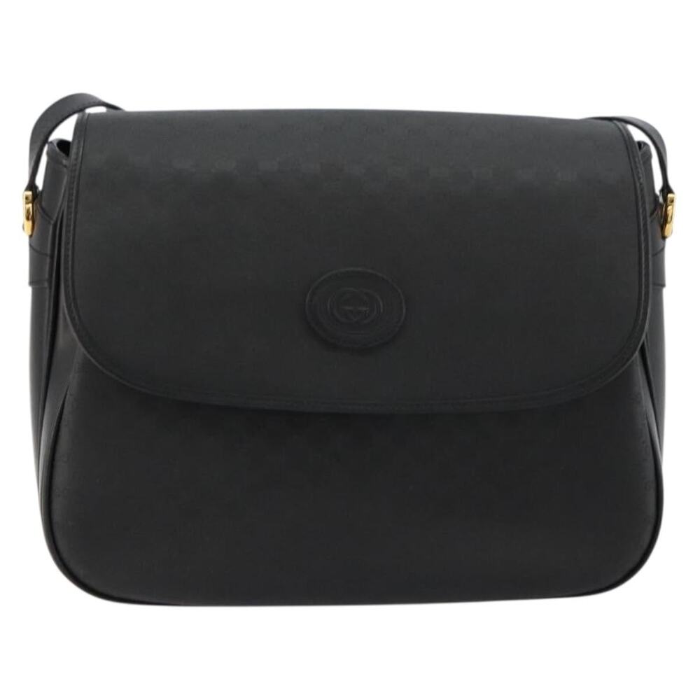 Gucci Micro GG Supreme Shoulder Bag Black